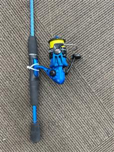 ZEBCO Fishing Rod & Reel POLE ZEBCO SLINGSHOT REEL COMBO Acceptable